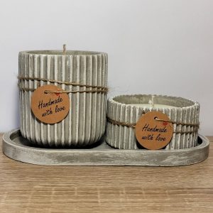 Large Tray Candle Set